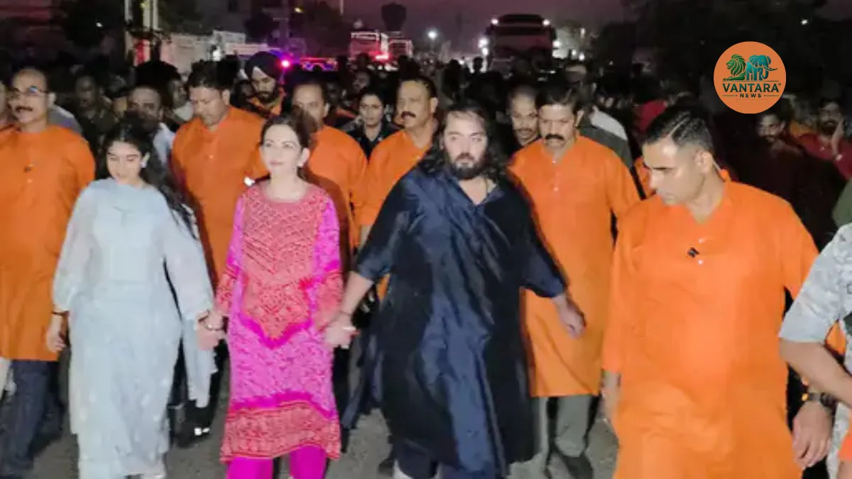Anant Ambani padyatra